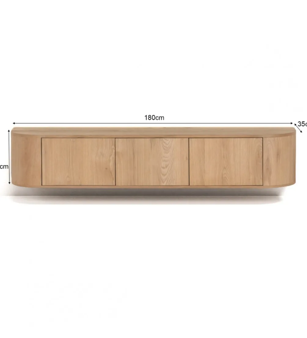 Stolik pod TV NOVERO ZWEVEND 180 cm naturalny