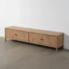 Stolik pod TV OGERON 190 cm drewno mango
