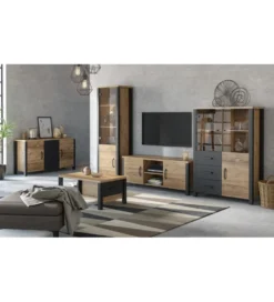 Stolik pod Tv OLIN WM 147 cm w optyce świerku Appenzeller