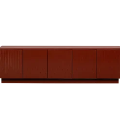 Stolik pod TV PENCIL drewno sosny wiśniowy