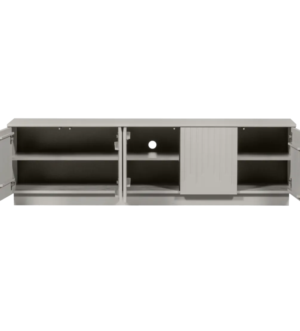 Stolik pod TV PENCIL drewno sosny mist