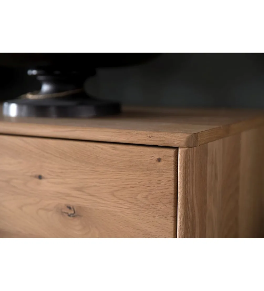 Stolik pod TV PORTLAND 224 cm dębowy