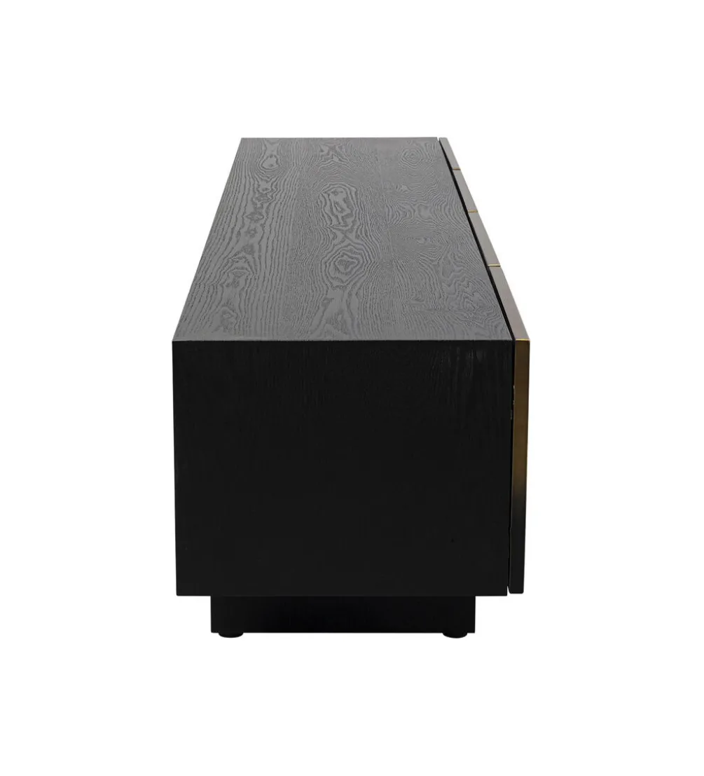 Stolik pod TV PREZIOSO 180 cm czarna