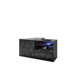 Stolik Pod TV PRISMA 122 Cm Antracytowy