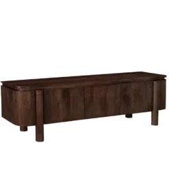 Stolik pod TV SALANO 170 cm drewno mango brązowa