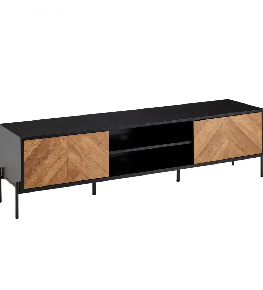 Stolik pod TV SALUZZO 163 cm w optyce dąb
