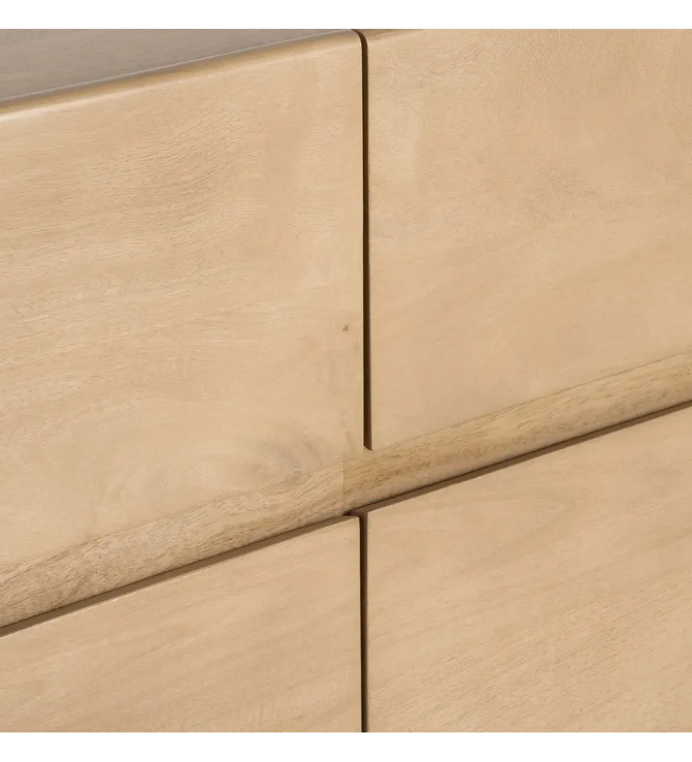 Stolik pod TV SELVADE 160 cm drewno mango