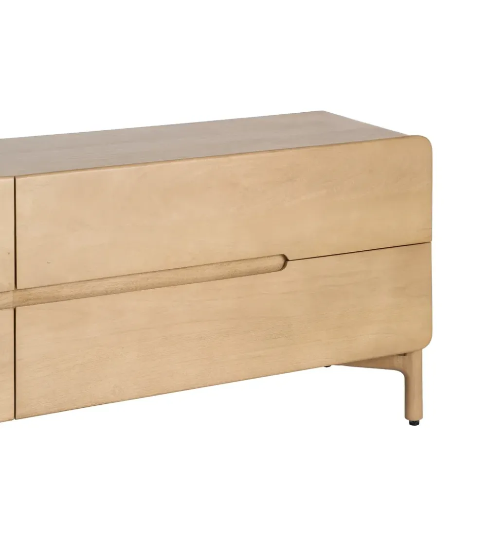 Stolik pod TV SELVADE 160 cm drewno mango