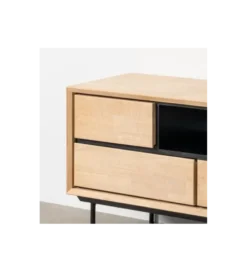 Stolik pod TV SINTRA 148 cm drewno kauczuk naturalna