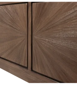 Stolik pod TV SUN 150 cm drewno teak brązowy
