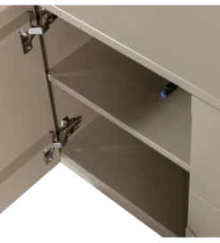 Stolik pod TV TEO 180 cm drewno sosnowe mud
