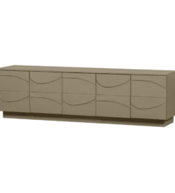 Stolik pod TV TEO 180 cm drewno sosnowe mud