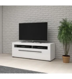 Stolik pod TV TULSA 140 cm biały
