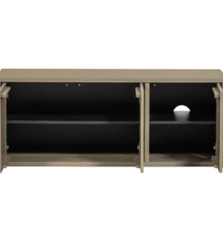 Stolik pod TV TURNER 120 cm drewno sosny mud