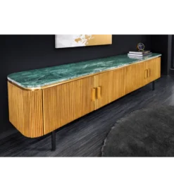 Stolik pod TV VENEZIANO 160cm drewno mango