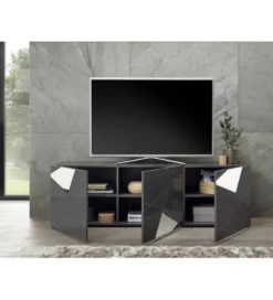Stolik pod TV VITTORIA 181 cm antracytowy