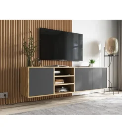 Stolik Pod Tv wiszący Apollo 150 Cm antracytowy