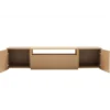 Stolik pod TV wiszący LOFT 160 cm beżowa naturalna
