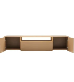 Stolik pod TV wiszący LOFT 160 cm beżowa naturalna