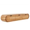 Stolik pod TV wiszący ORGANIC 160 cm drewno akacja