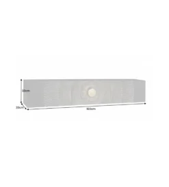 Stolik pod TV wiszący SWEET GOLDEN SUNSET 160 cm drewno mango