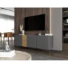 Stolik pod TV wiszący VANTA 160 cm antracyt mat