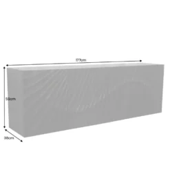 Stolik pod TV wiszący ZEUS Scorpion 177 cm drewno mango