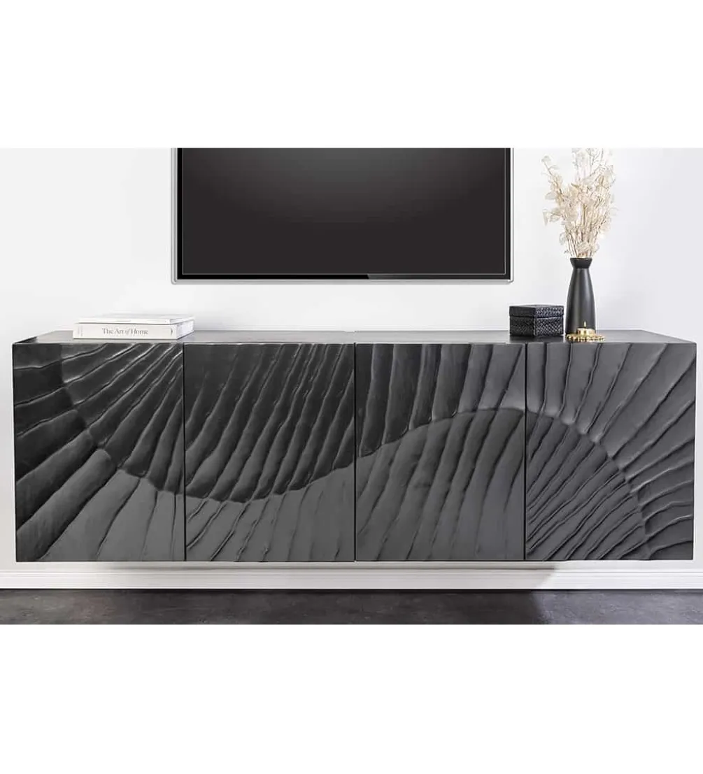 Stolik pod TV wiszący ZEUS Scorpion 177 cm drewno mango