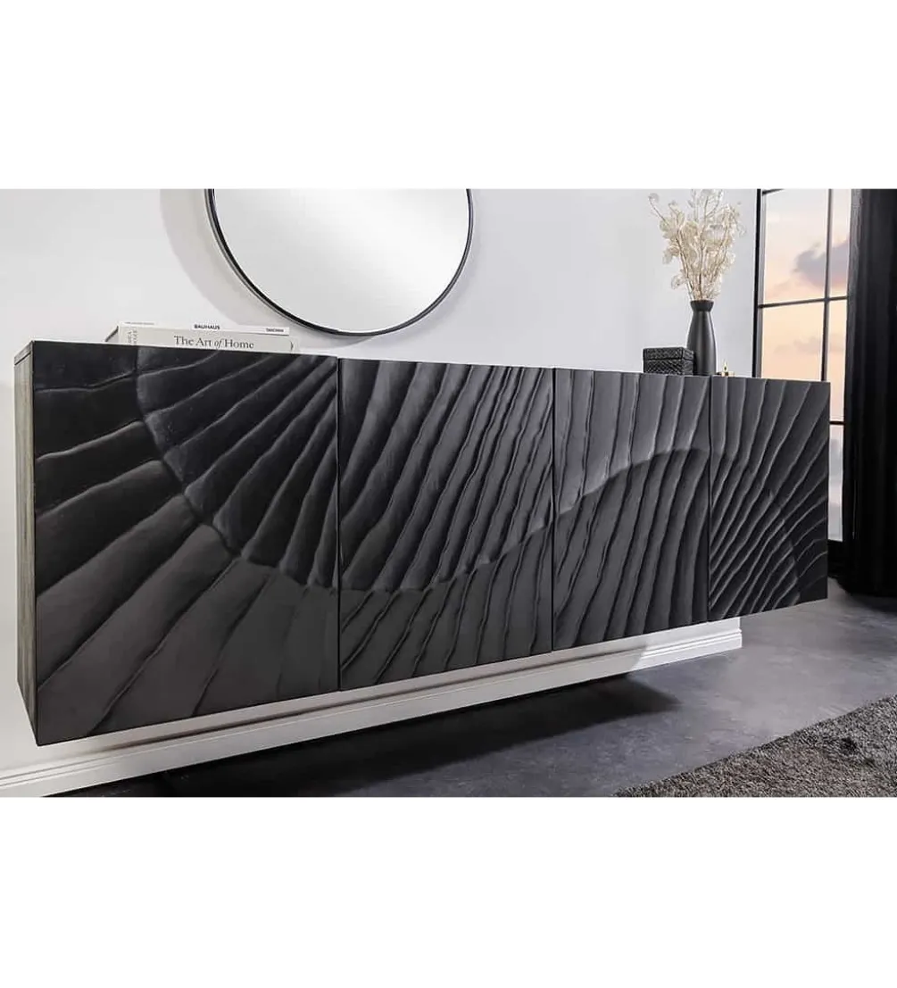 Stolik pod TV wiszący ZEUS Scorpion 177 cm drewno mango