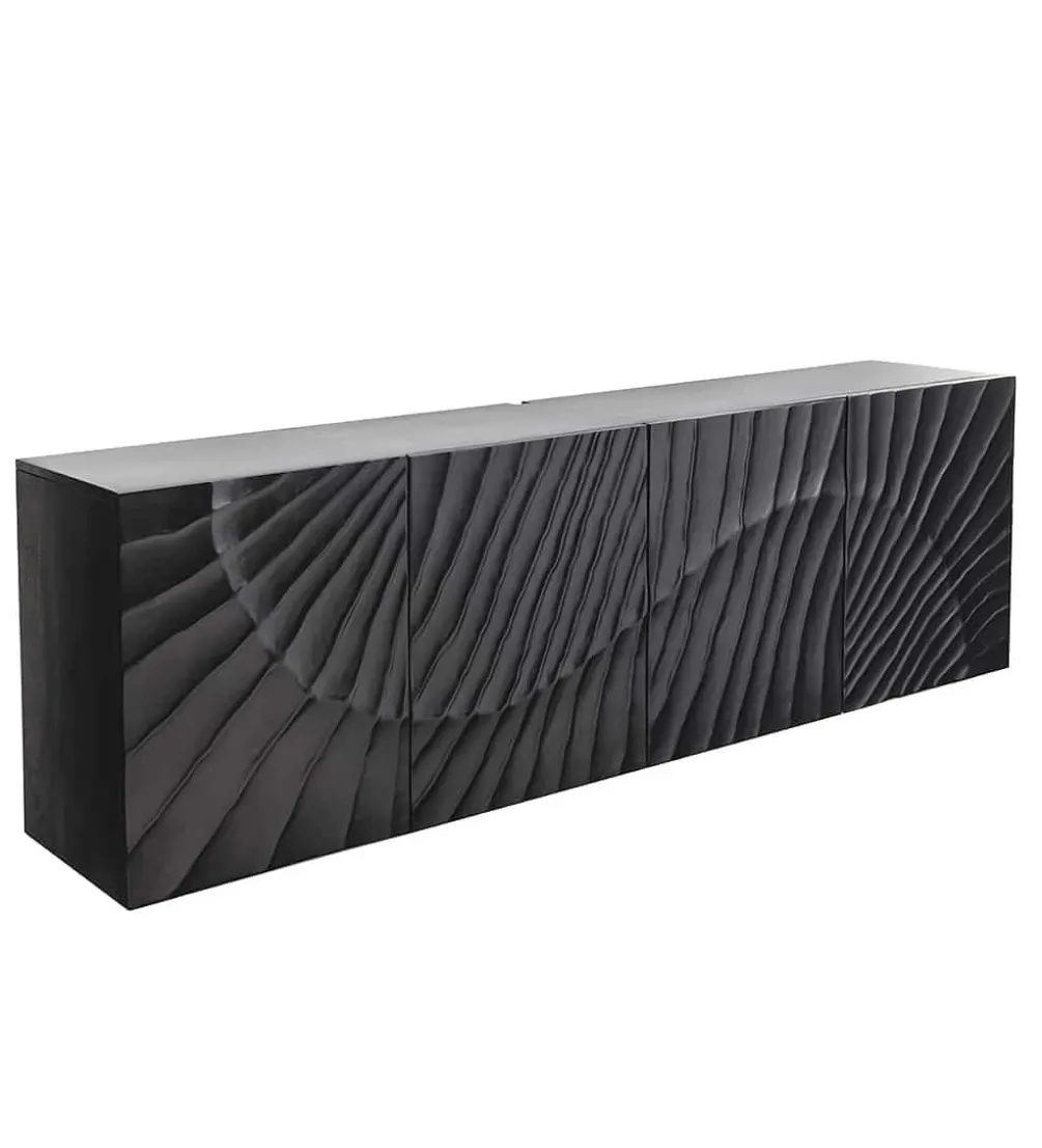 Stolik pod TV wiszący ZEUS Scorpion 177 cm drewno mango