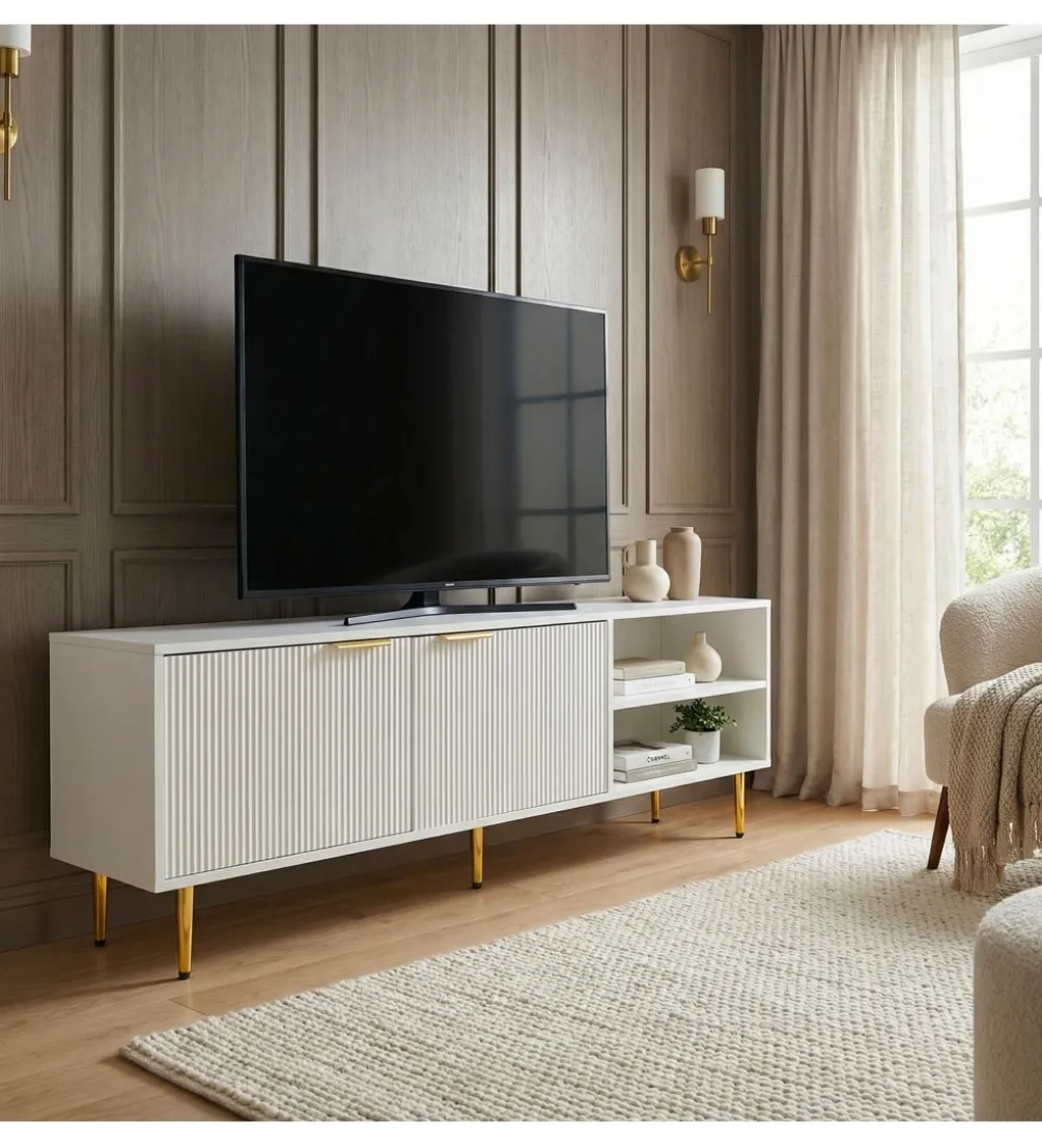 Stolik pod TV WOHNLING 150 cm biały