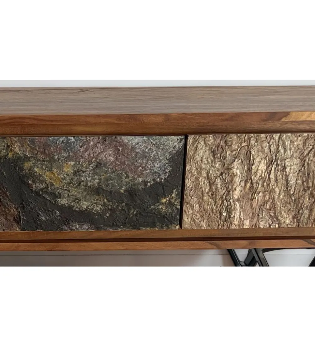 Stolik pod TV WOHNLING 160 cm drewno sheesham