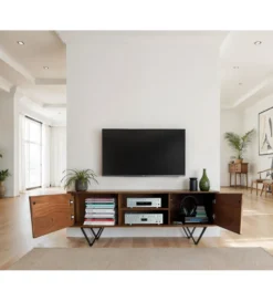 Stolik pod TV WOHNLING 150 cm drewno sheesham