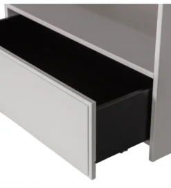 Stolik pod TV YISSA 70 cm półka otwarta szara