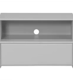 Stolik pod TV YISSA 70 cm półka otwarta szara