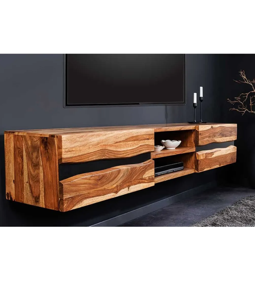 Stolik pod TV ZAMBEZI Amazonas 160 cm drewno sheesham