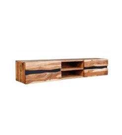 Stolik pod TV ZAMBEZI Amazonas 160 cm drewno sheesham