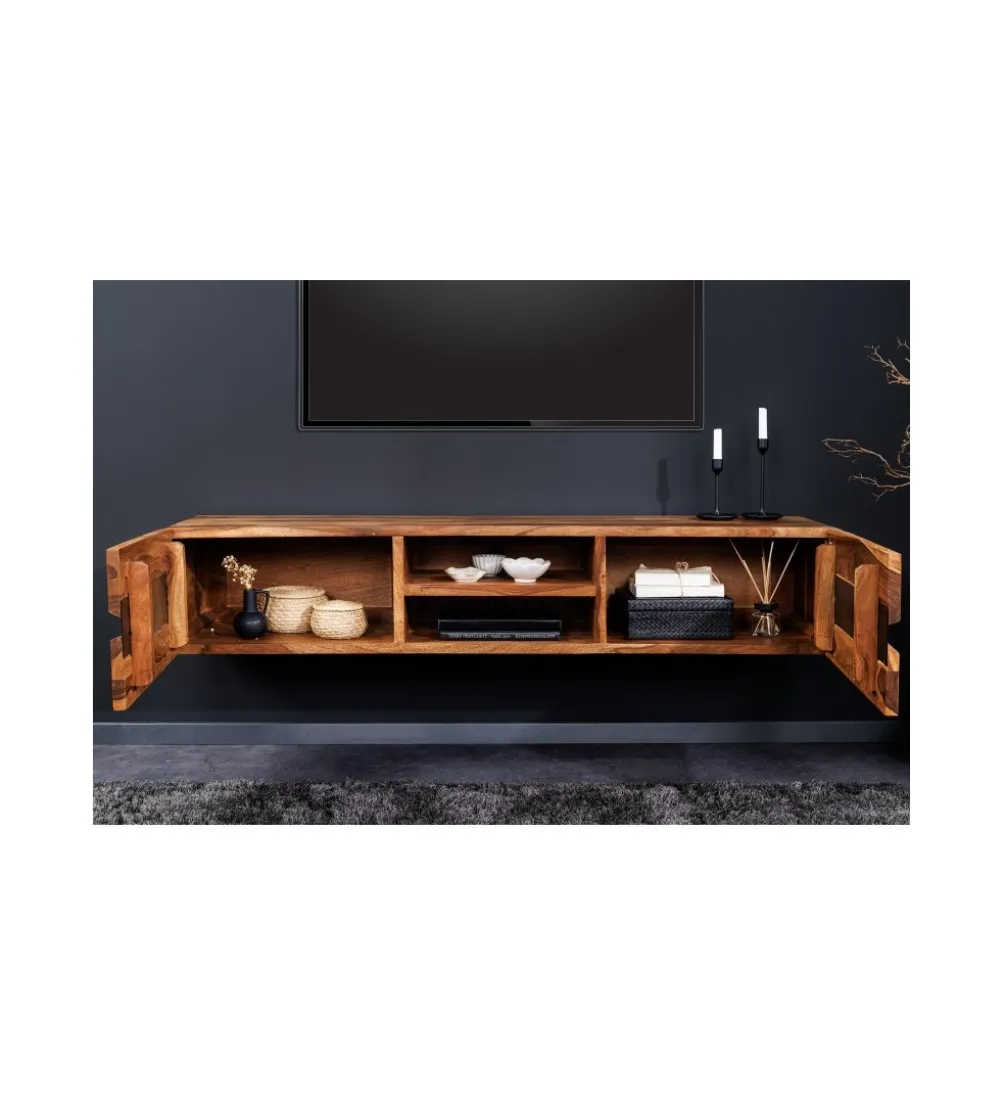 Stolik pod TV ZAMBEZI Amazonas 160 cm drewno sheesham