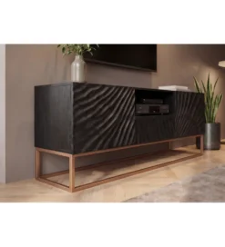 Stolik pod TV ZEUS Scorpion 160 cm drewno mango