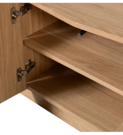 Stolik pod TV ZUMA 133 cm drewno dębu naturalna