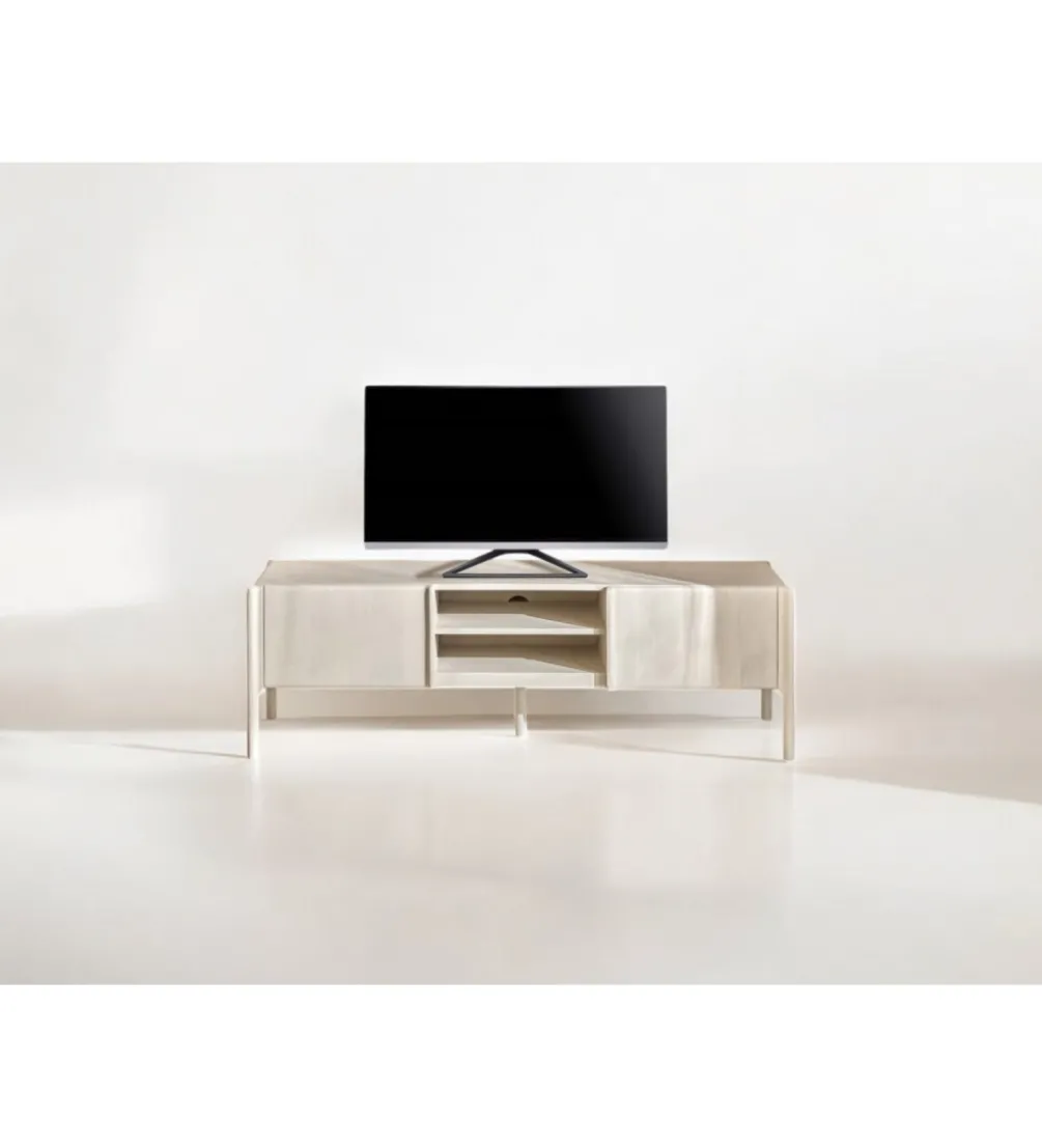 Stolik TV ARES 160 cm drewno mango