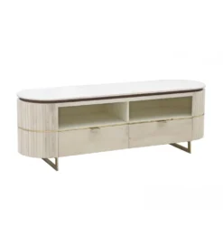 Stolik TV ATERIUM 145 cm drewno mango