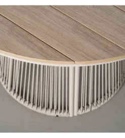Stół OROTENA 100 cm naturalny biały