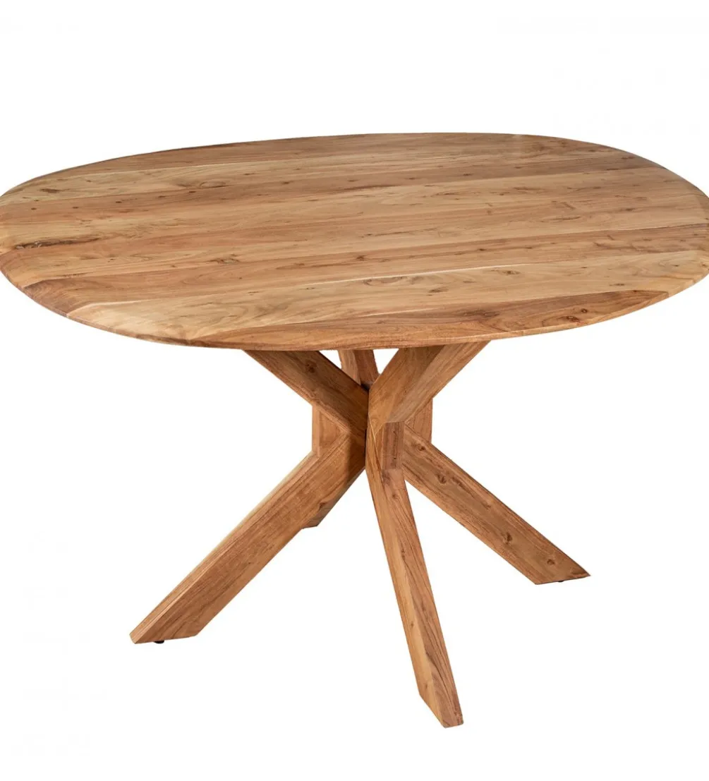 Stół OVALU 140 cm drewno mango