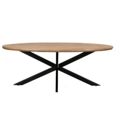 Stół owalny JESPER 210 cm drewno mango