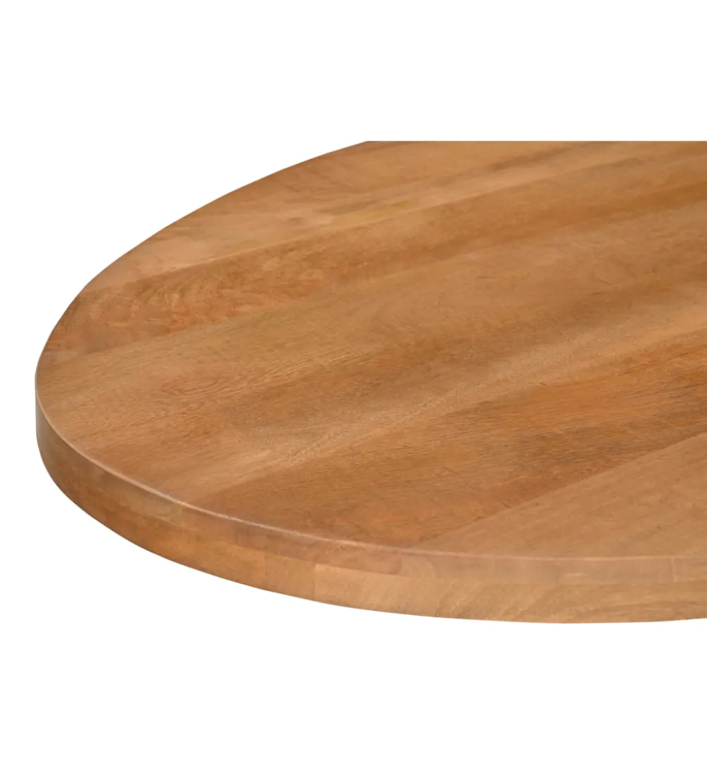 Stół owalny ROCKY 240 cm drewno mango