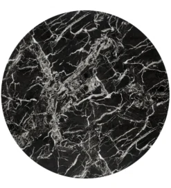 Stół RAYMOND II 100 cm w optyce czarnego marmuru