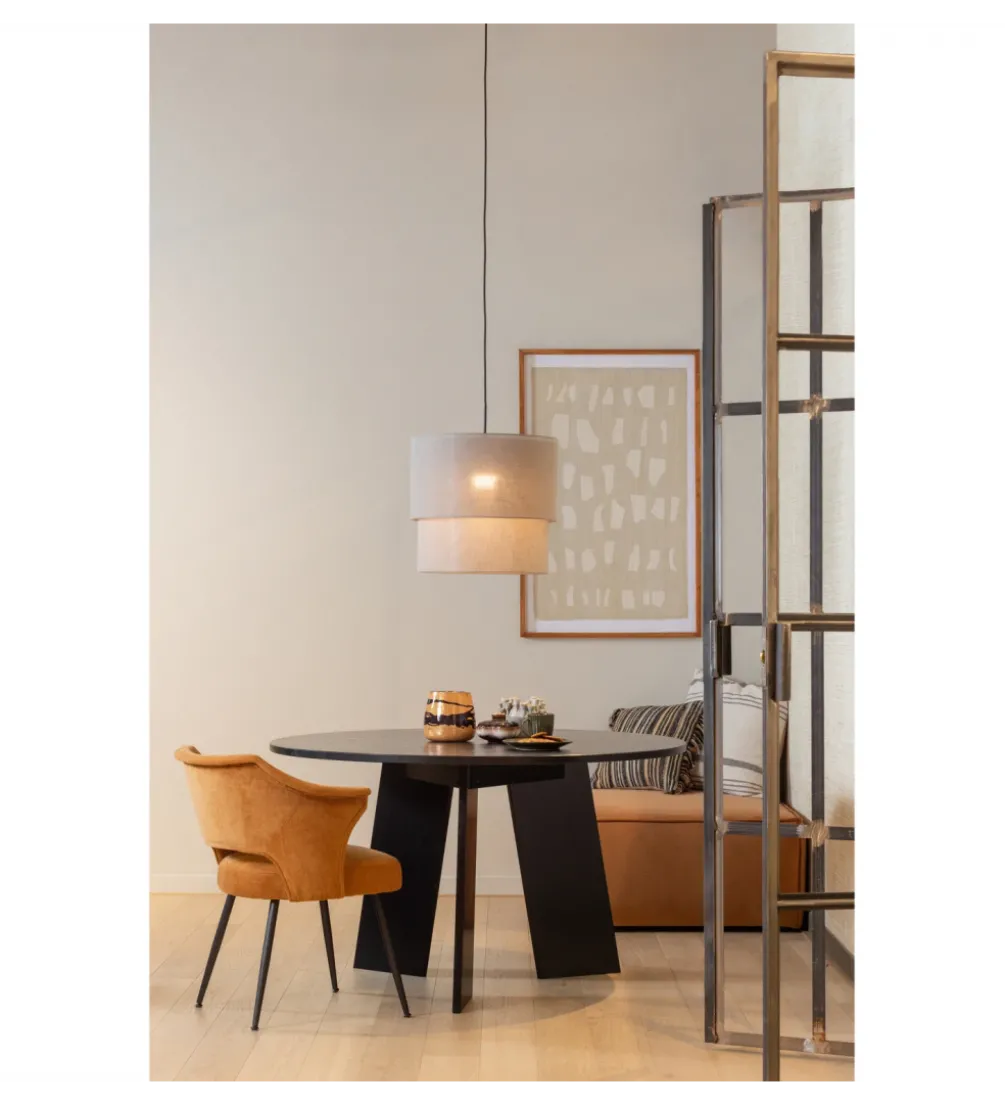 Stół RHONDA 129 cm czarny