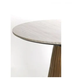 Stół RIANNE 100 cm antyczny brąz