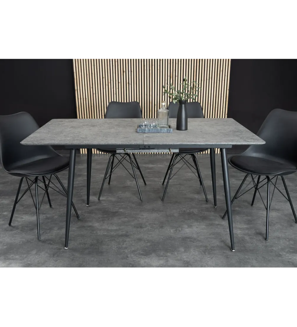 Stół rozkładany APARTMENT od 120 do 160 cm szary